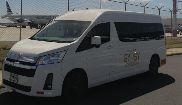 Gypsy Cab Nosara Van at Liberia Airport