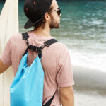 Learning surf at Nosara